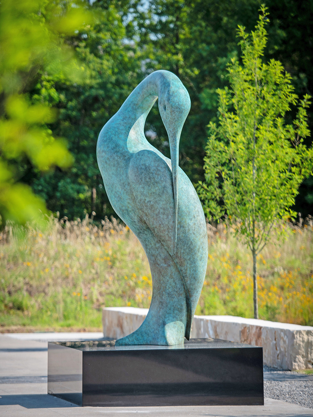 In the Garden of OZK 132408 Serenity statue