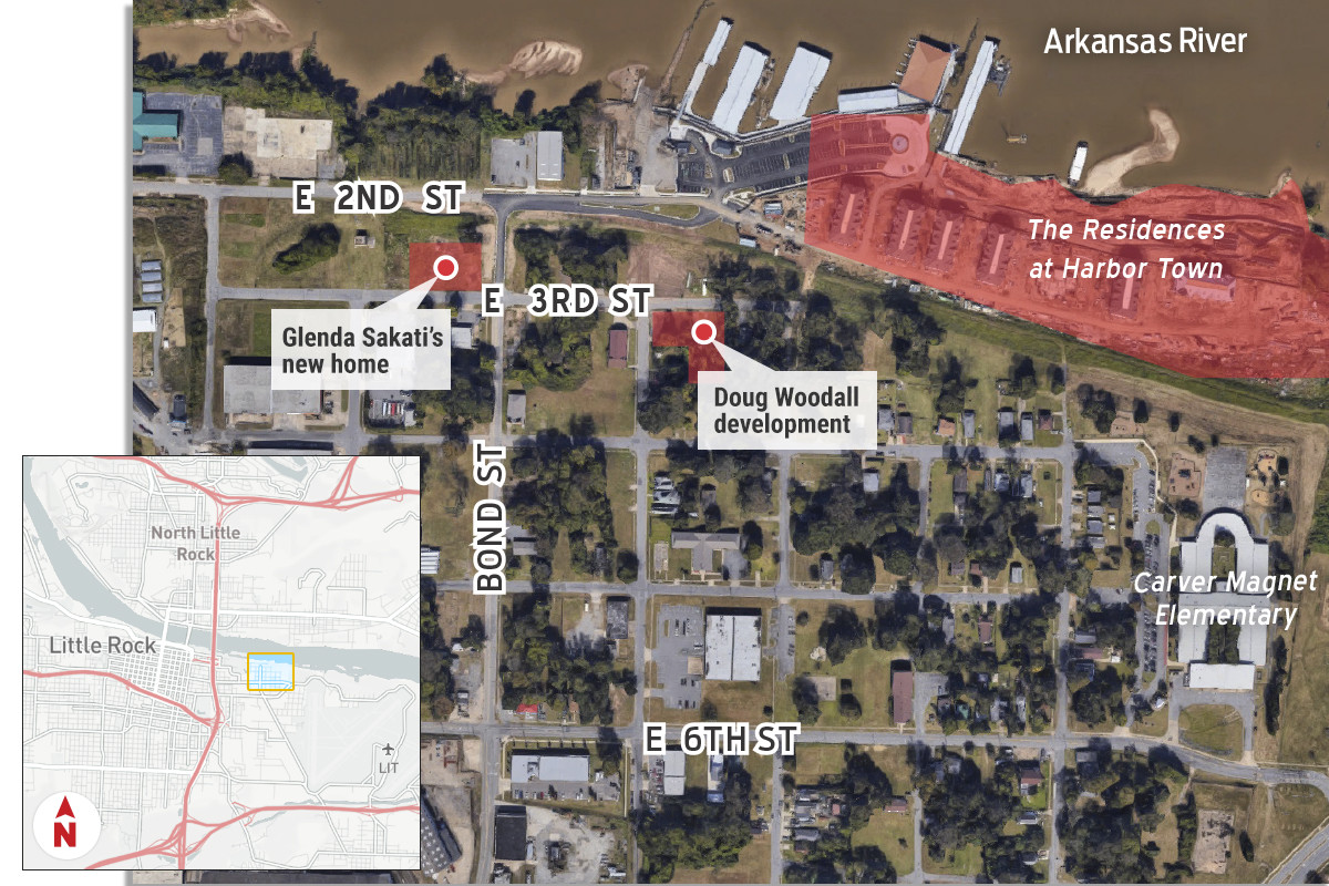 east little rock map 136640