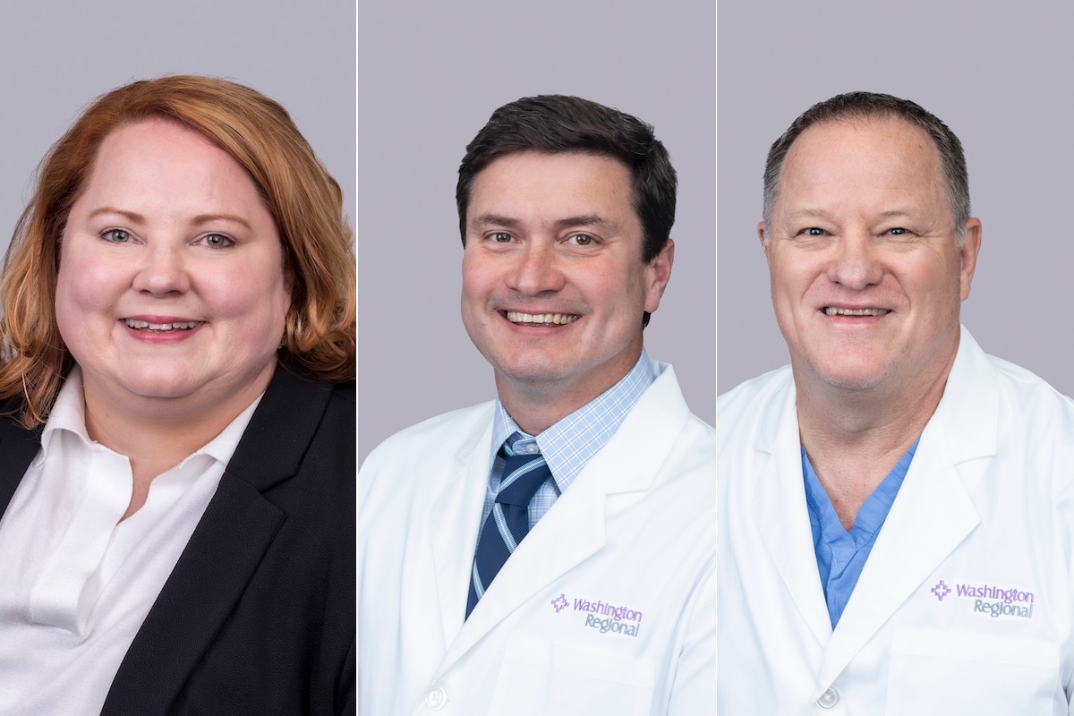 Amy LeSieur, Dr. Jeffrey Kellar and Dr. Ronald Mullis